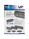 LAP Electrical HLED6A 10-30V IP69K R65 6 LED Warning Light PN: HLED6A